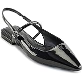 DKNY Women's Cairo Pointed Toe Slingback Flat Mule