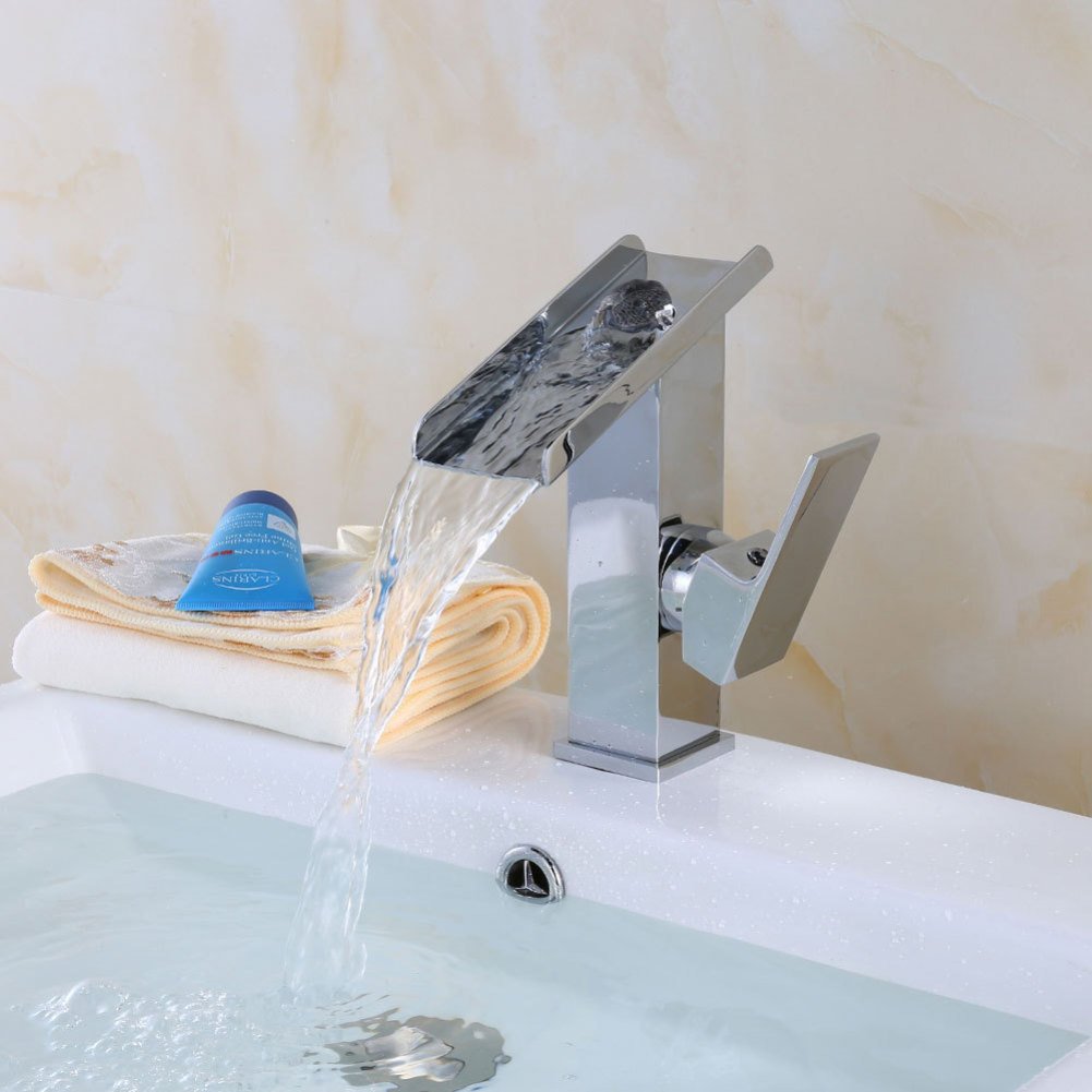 Badewannen- & Duschsysteme Yn Wasserhahn galvanisierter Wasserfallhahn