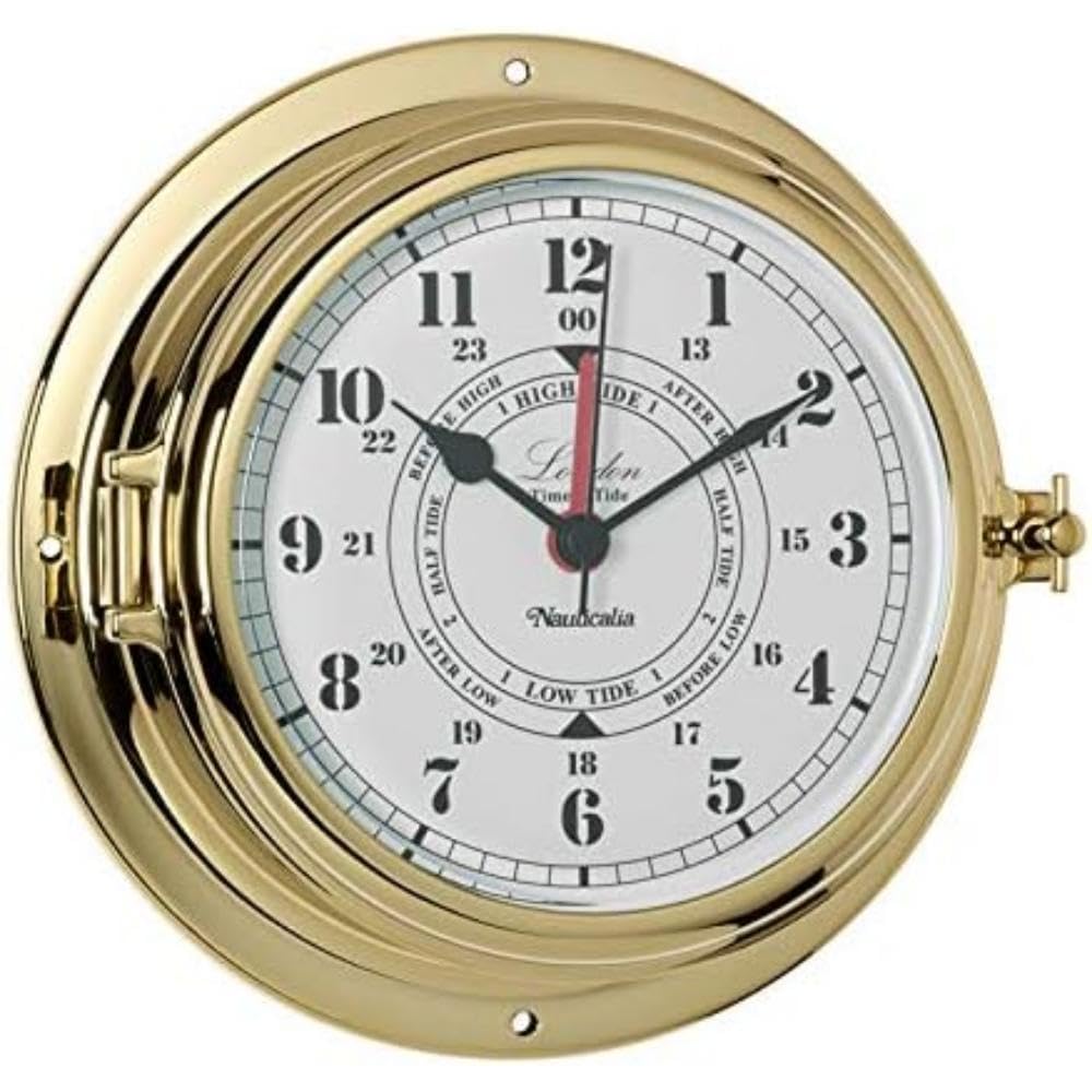 London Tide Clock, Brass