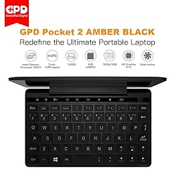 GPD Pocket 2-Amber Black-7" Touchscreen Mini Win 10