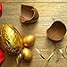 Aneco 300 Pieces 4 Inch Chocolate Candy Wrappers Gold Aluminium Foil Paper Wrapping Papers for Candy Packaging or Decoration (4 Inch)