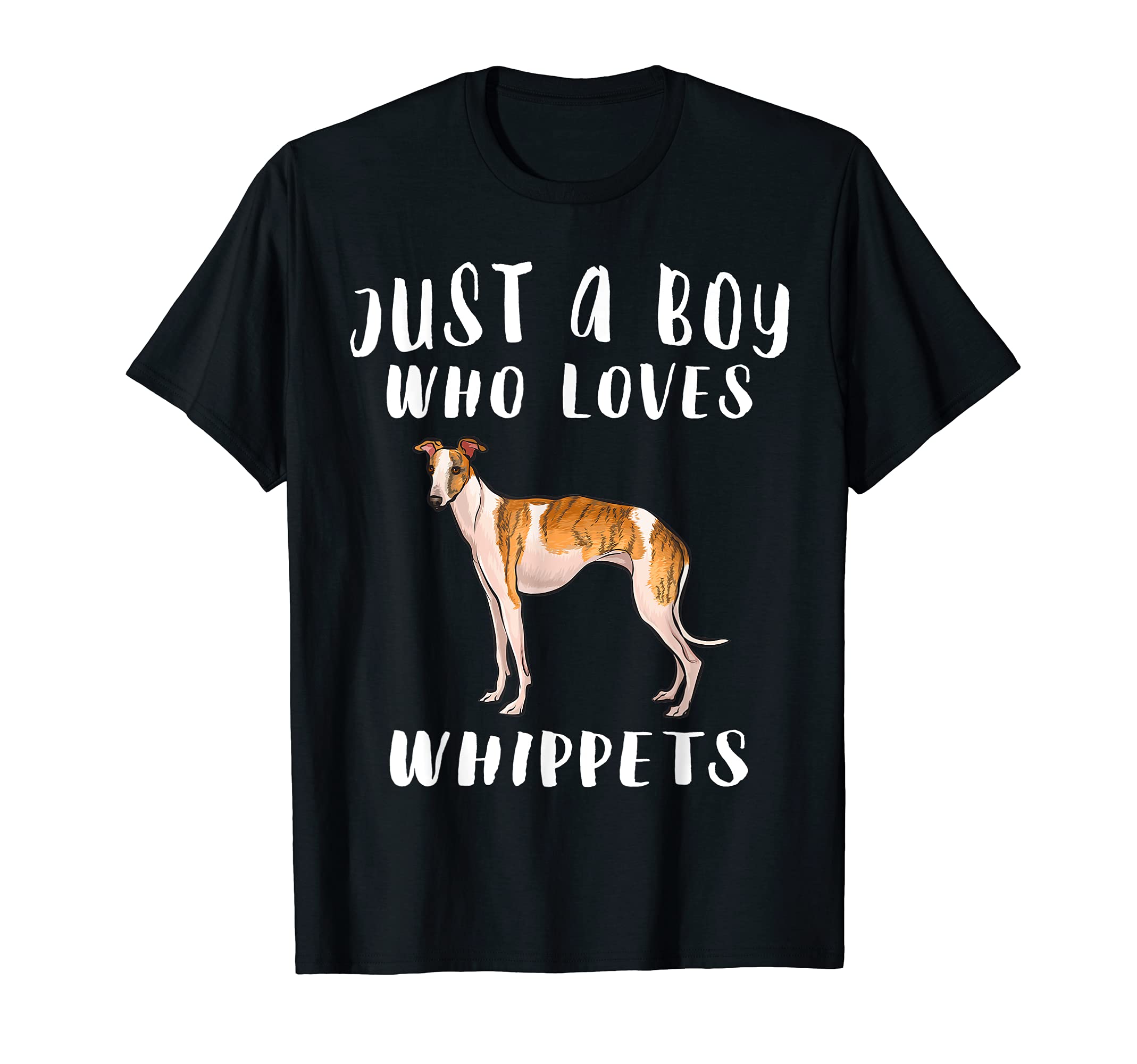 Im Just A Boy Who Loves Whippets Dog Lover T-Shirt