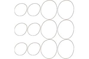 TEHAUX 12Pcs Universal Microphone Shock Mount Rubber Bands Replacement Elastic Bands for Mic Holder