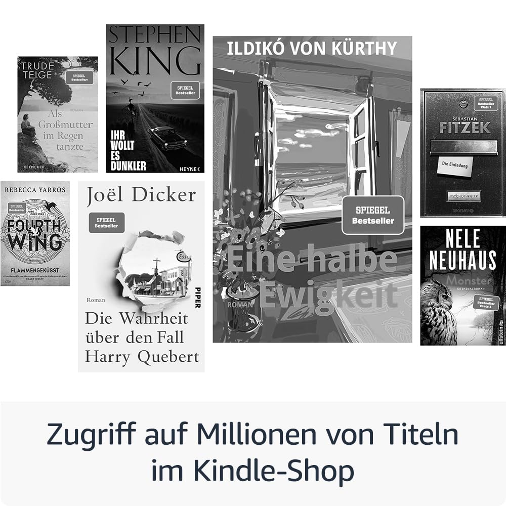 Zertifiziert und generalüberholt Amazon Kindle Paperwhite (16 GB) – Unser schnellster Kindle, mit neuem 7-Zoll-Display und wochenlanger Akkulaufzeit – mit Werbung – schwarz
