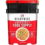 ReadyWise Emergency Food Supply, Freeze-Dried Survival Food for Emergencies, Lunch and Dinner Entrées Grab-and-Go Bucket, 1 B