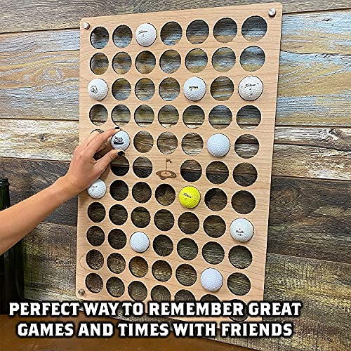 Torched Golf Ball Display Holder Collector’s Case Holds 72 Golf Balls