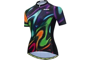 Aogda Cycling Jerseys Women Bike Tops Team Biking Shirts Bicycle Clothing