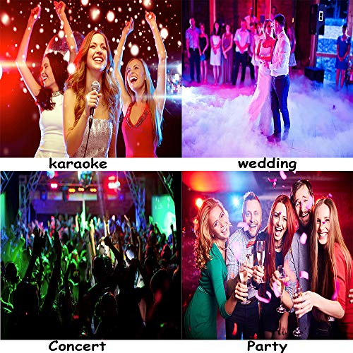 OENEW USB Mini Disco Light, 4 Packs Small Ball Stage Lamp with USB Port for Mobile Phone Car, Colorful RGB Bulb for Kids DJ Karaoke Club Bar Birthday Party Home