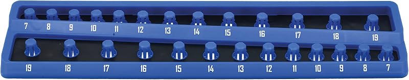 Laser 8633 3/8" Drive Twist Lock Socket Tray Organizer for 26 Sockets