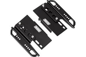 INJORA RC Car Pedal Plate Side Pedal Set Metal Rock Sliders for Axial SCX24 C10 AXI00001 1/24 RC Crawler Car Upgrade Parts