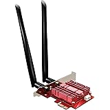 EDUP LOVE PCIE WiFi 6 Bluetooth Adapter Bluetooth 5.1 Wi-Fi Card Heat Sink AX 3000Mbps AX200 Dual Band 5.GHz/2.4GHz PCI-E Wir