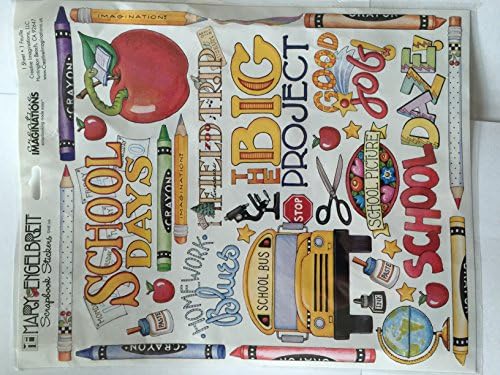 Creative Imaginations Mary Engelbreit School Stickers