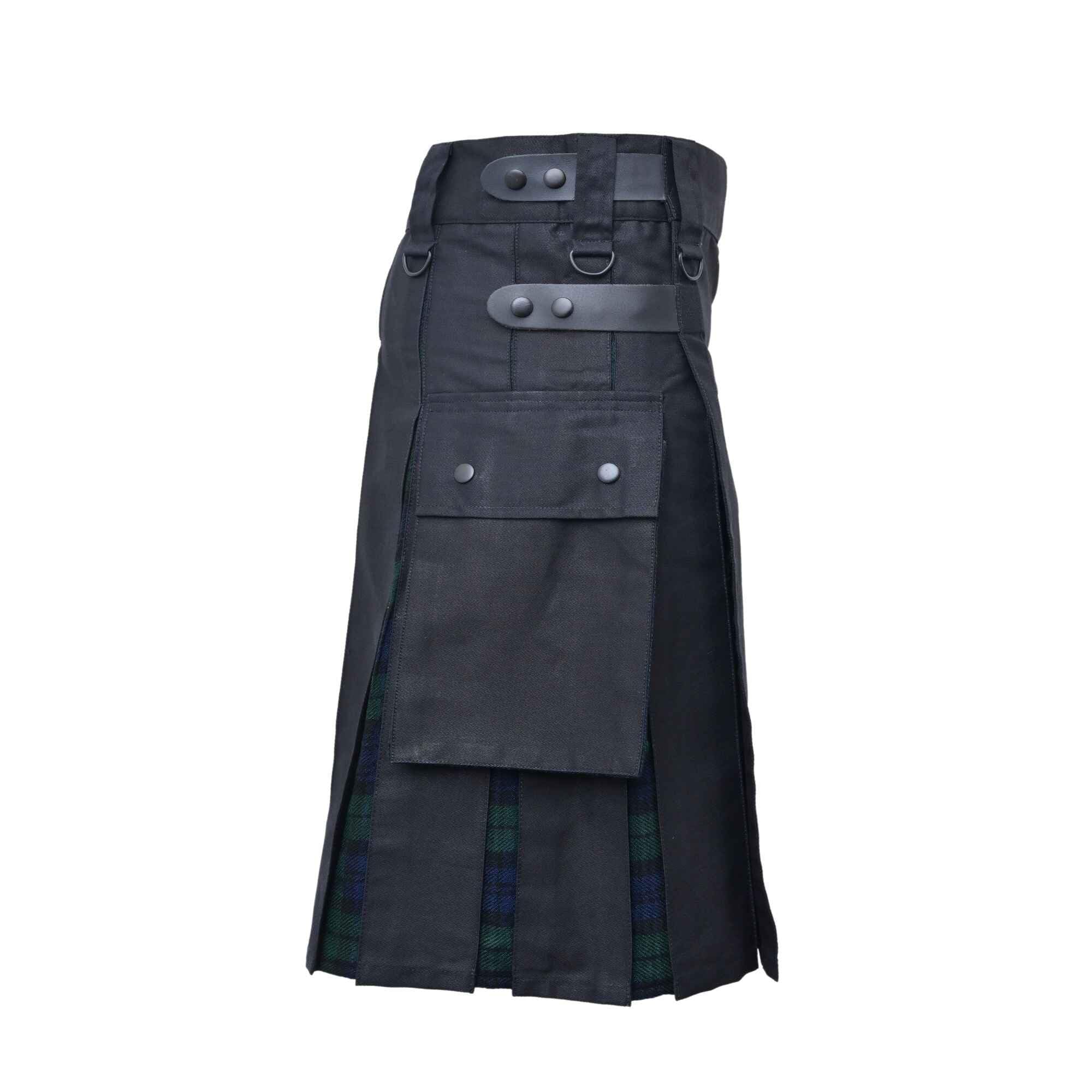 Modern Utility Kilts-Men's Plus Size Scottish