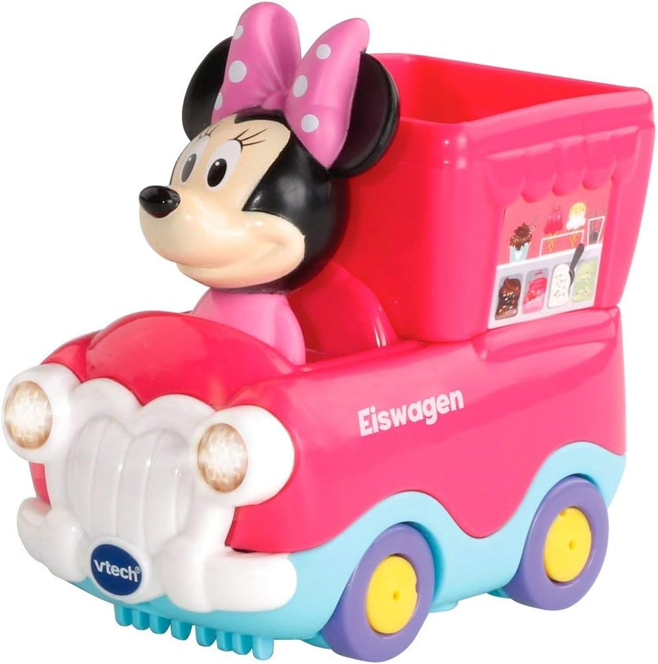 Vtech 80-512104 TUT TUT Baby Speedster Minnie Ice Cream Truck, Baby Cars, Multi-Coloured, Multicoloured - Image 3