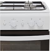 Indesit IS5G1KMW 50cm Gas Cooker White A Rated 59L Enamel Interior view 5