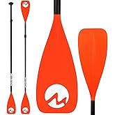 MoiShow SUP Paddle Board Paddle - Adjustable Paddleboard Paddle Oar 4-Piece Floating Aluminum SUP Kayak Paddle