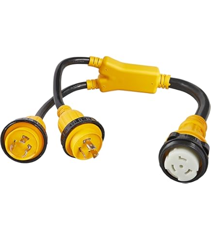 マリンコ　EEL Yアダプター未使用新品 Amazon.com : Marinco Y30-2-30 EEL Y Adapter, 30A 125V Male