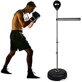 INNOLIFE Height Adjustable Boxing Bar, Boxing Spinning Bar with Punching Bag, Speed Trainer for Home Gym, Black