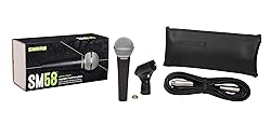 Shure SM58 Professional Dynamic Vocal Microphone