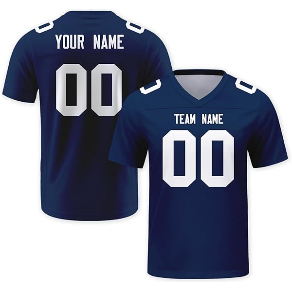 Custom Football Jersey Personalized Team Name Number Practice Jerseys Customized Football Shirt For Men Youth Women Kids | Philippines - View #5