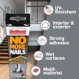 UniBond No More Nails All Materials Grab Adhesive Interior Exterior White 142g view 3