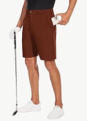 JWM Mens 9" Stretch Golf Shorts - Lightweight