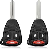 2 Keylessbest Replacement for 2010 2011 2012 2013 Dodge Caliber Dakota Durango Magnum Nitro Mitsubishi Key Fob Remote Control KOBDT04A 3 Buttons 315MHz
