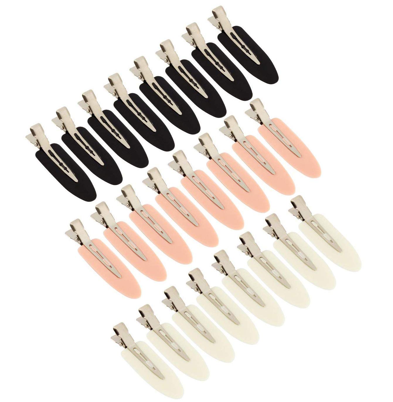 24pcs No Bend Hair Clips Curl Pin Clips No Crease Hair Clip for Hairstyle Bangs Makeup Hair Dressing Hair Pins Styling