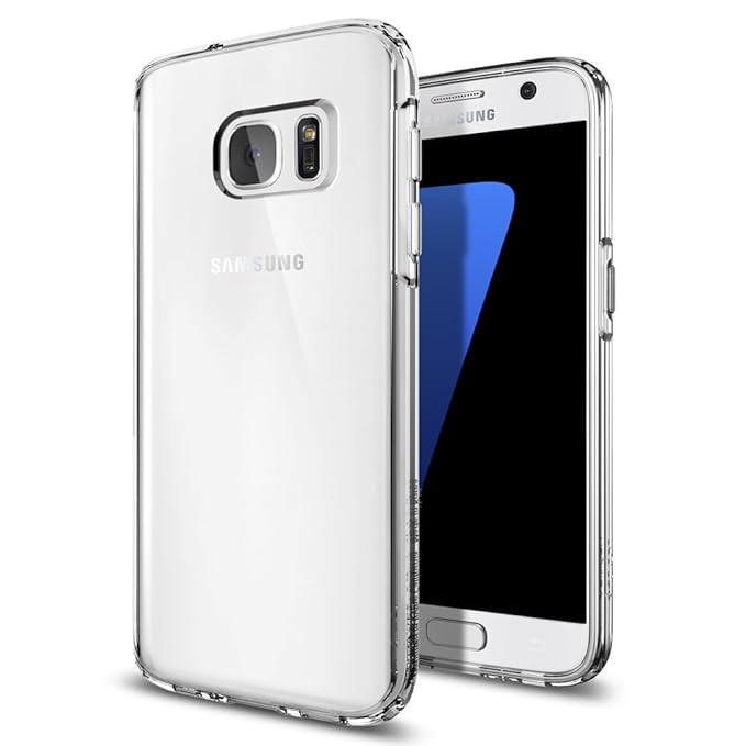 Spigen 555CS20008 Samsung Galaxy S7 Schutzhülle Ultra Hybrid Crystal Clear