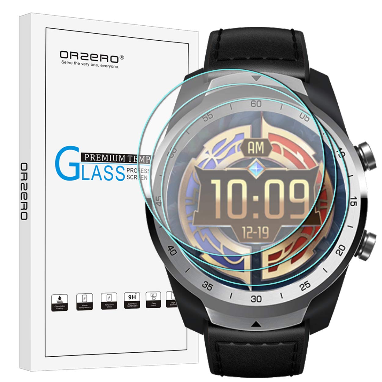 Screen Protector Mobvoi Ticwatch Amazon Pack) Orzero Compatible