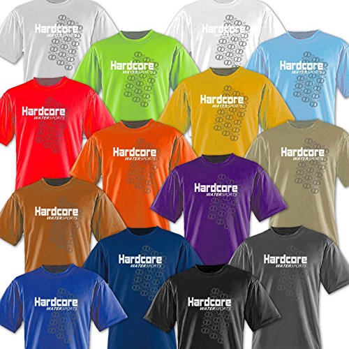 Hardcore Water Sports Mens Rash Guard Surf Swim Shirt SPF Protection Loose Fit