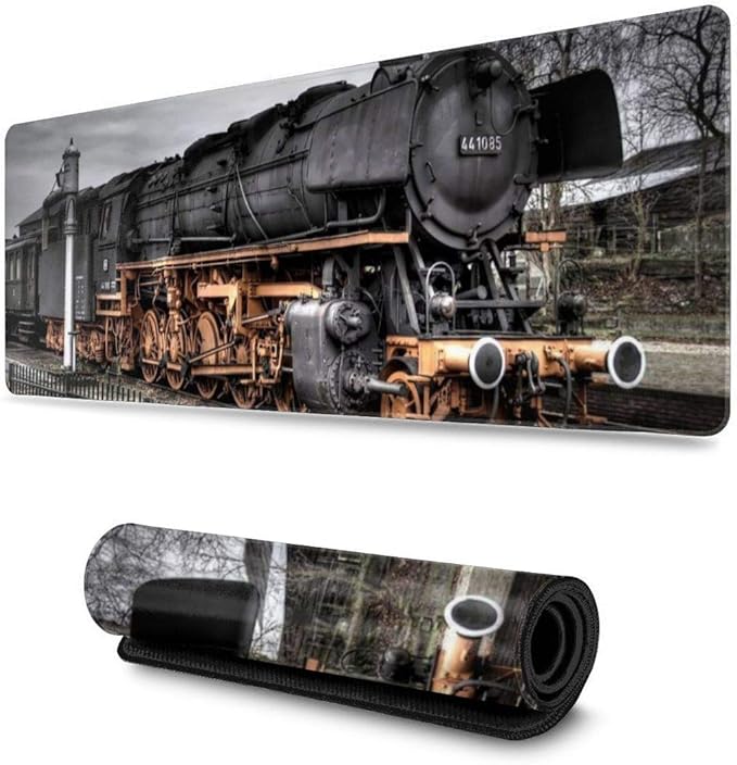 Awesome Train Steam Extended Gaming Mouse Pad Large Mousepad