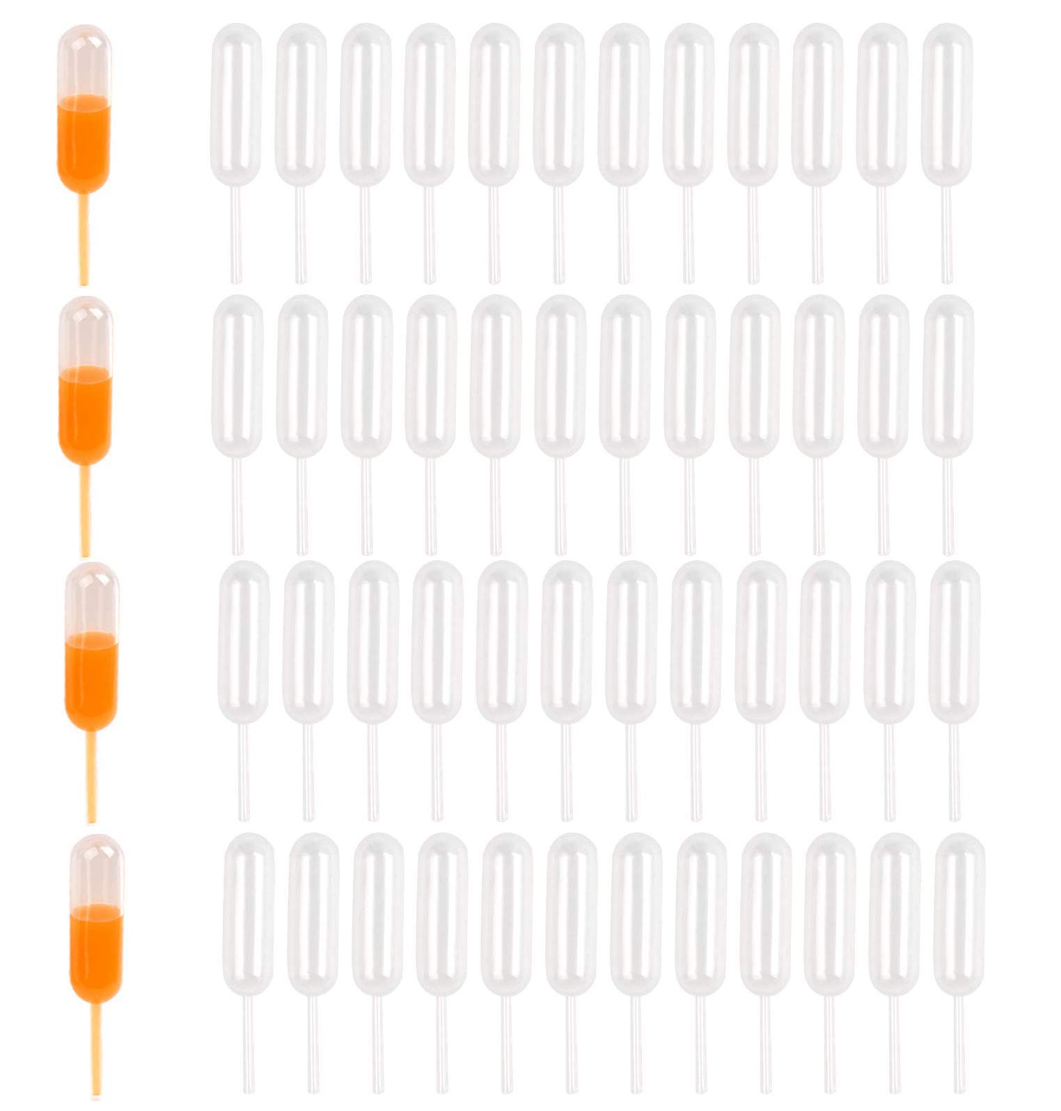 Photo 1 of 120Pcs 4ml Cupcake Pipettes, Dessert Pipettes Cupcake Strawberry Infuser Tubes Pipette Baking Shot Tubes for Liquor Strawberry Cupcake Injector Tube Shots for Alcohol Infused Tubes Mini Pipettes