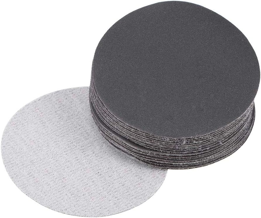 MACHSWON 3 Inch Silicon Carbide Sandpaper Wet Dry Sanding Discs Hook and Loop Sanding Disc 400 Grit 20pcs — image 1