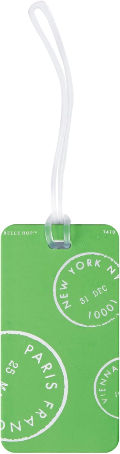  | Lewis N. Clark Tag: Travel Accessories, Cruise Luggage Tags for Women + Men, Luggage Identifiers + Name Tag, Green | Luggage Tags