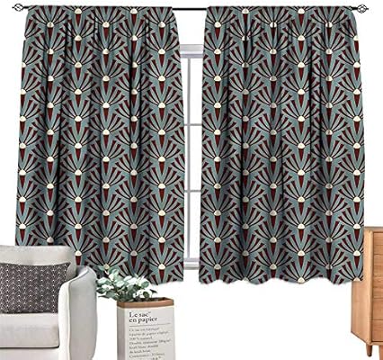 Amazon Com Renteriadecor Floral Curtain Rods Tribal Ornate Plants