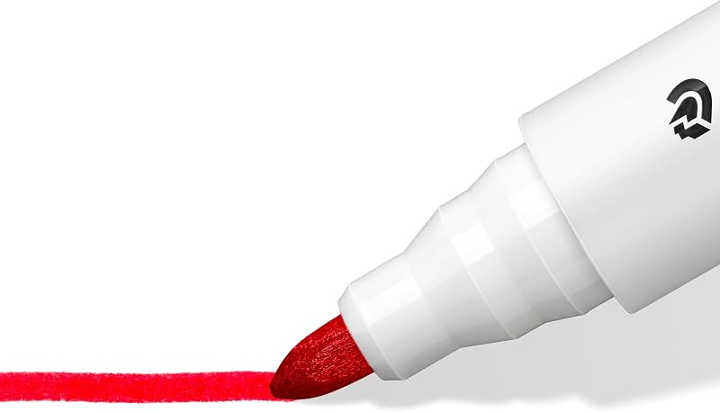 Lumocolor whiteboard marker, confezione da 4, punta tonda, 351 WP4