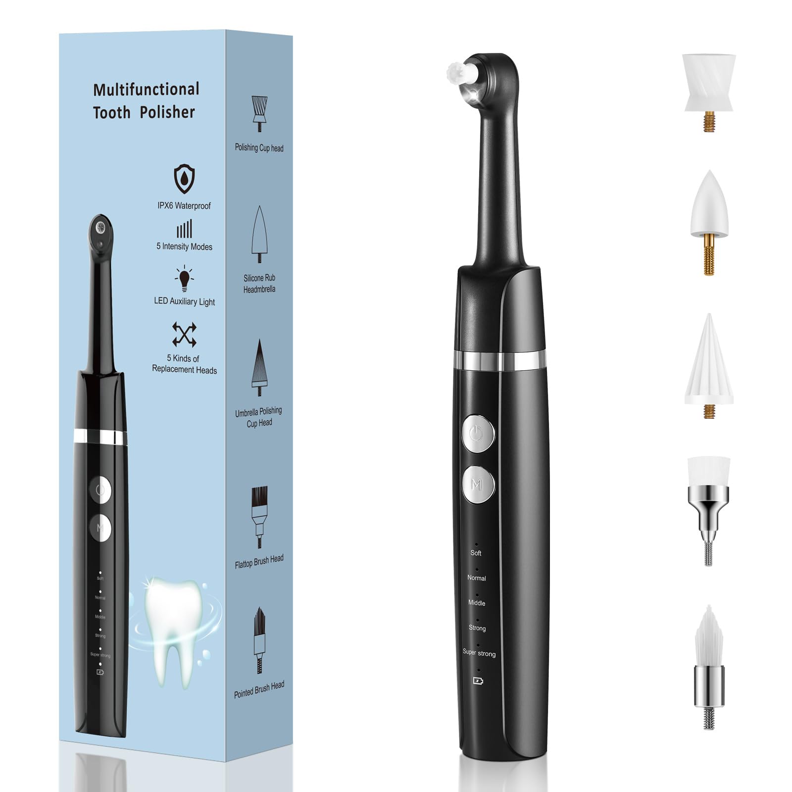 Mua Tooth Polisher, Rechargeable Teeth Polisher for Teeth Cleaning