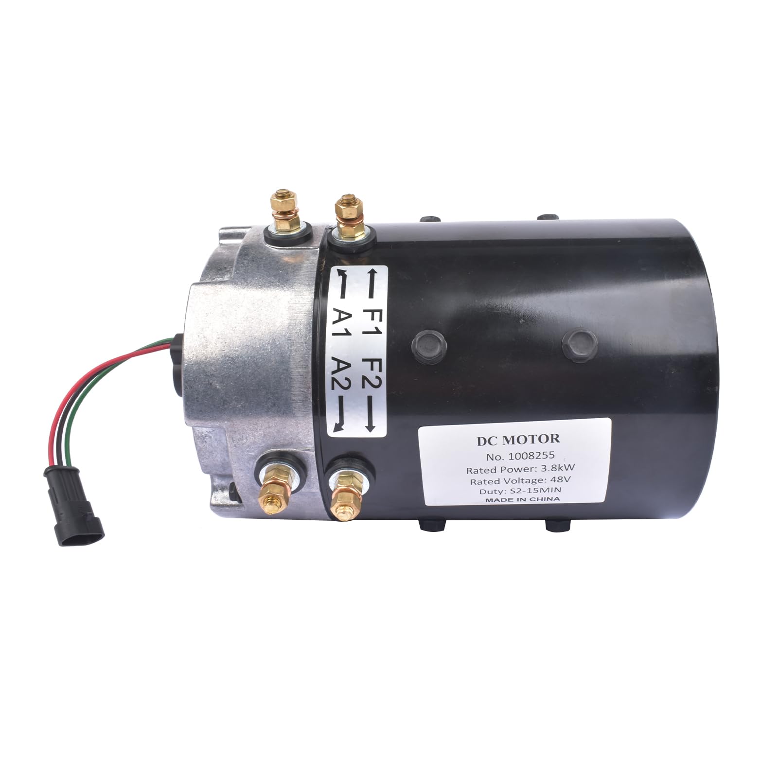 Photo 1 of ** VERY USED** GELUOXI 48V 3.8KW Electric DC Motor Replacement for Tomberlin E-Merge Golf Cart 1008255, DA8-4012, GB9-4001, ZQS48-3.8-T