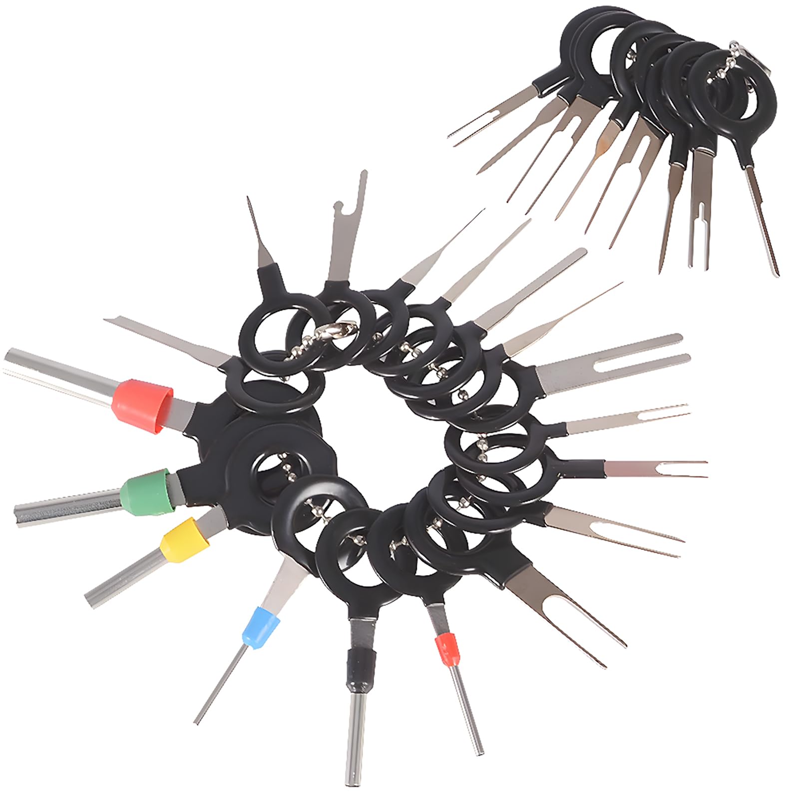 CESFONJER 26 Pcs Auto Terminals Removal Tool Set, Car Electrical Wiring Crimp Connector Pin Extractor Kit for Car Repair — image 1