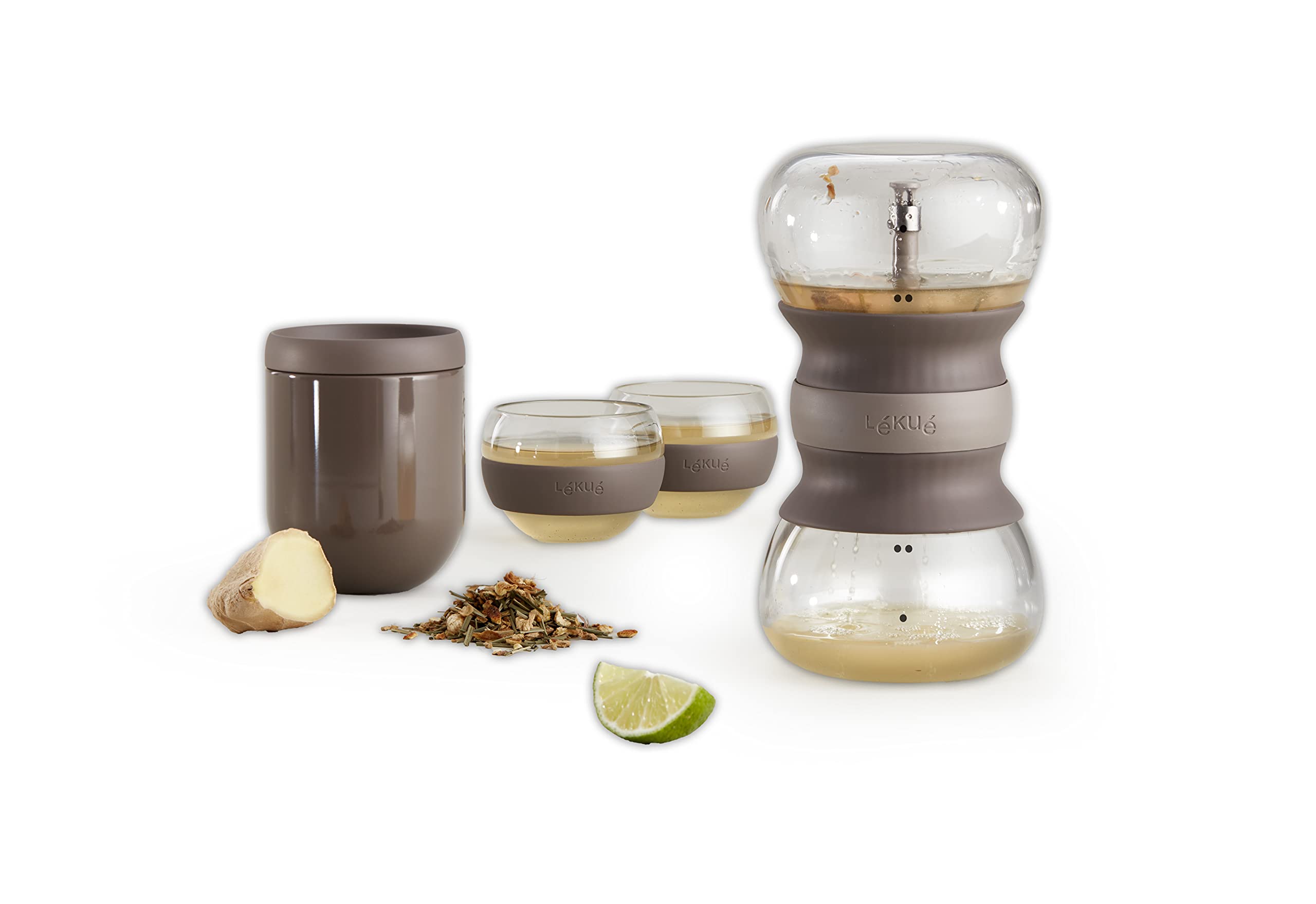 Lékué, Complete Tea Kit (303010), Brown