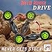 4WD Remote Control Stunt Toy Car for Kids - Cool Off Road RC Rock Crawler with 2-Sided Driving - Birthday for Boys and Girls