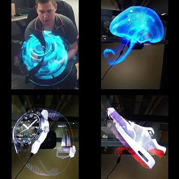 Portátil Reproductor de holograma 3d holográfica pantalla ...