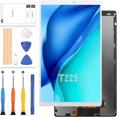 LADYSON White LCD Screen Replacement For Samsung Galaxy Tab A7 Lite LTE SM-T225