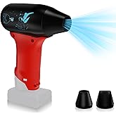for Milwaukee M12 12V Lithium Battery Powered Jet Dry Blower, 130000RPM Compressed Air Duster, 3 Gear Adjustable Air Duster, Jet Fan Mini Blower for Tools, Car, Computer, Keyboard(No Battery)
