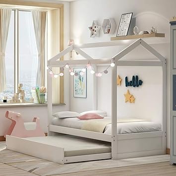 house shaped bunk bed