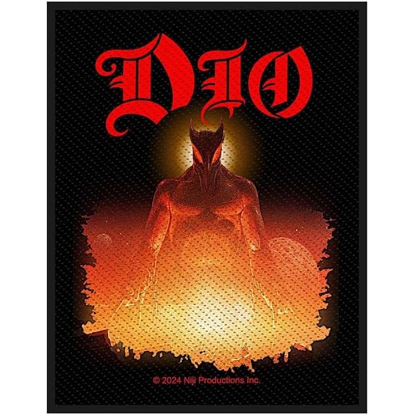 Parche Bordado Oficial De Dio Holy Diver - Para Coser En Chaquetas, Mochilas O Chalecos, Género Heavy Metal