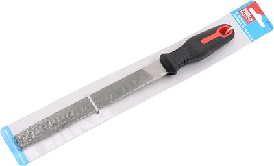 Hilka 8" Flat File Two Component Soft Grip Handle British Standard Blister Pack