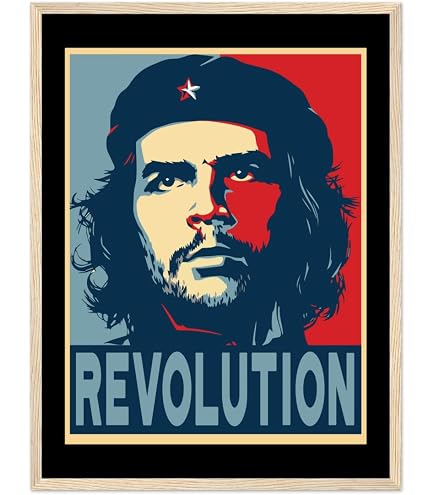 Che Guevara Political Poster 'Latin America' – 11x17 Inch Protest Art, Revolution Design, Unframed