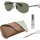 Ray-Ban RB8313M SCUDERIA FERRARI Sunglasses with Official Eyewear Kit